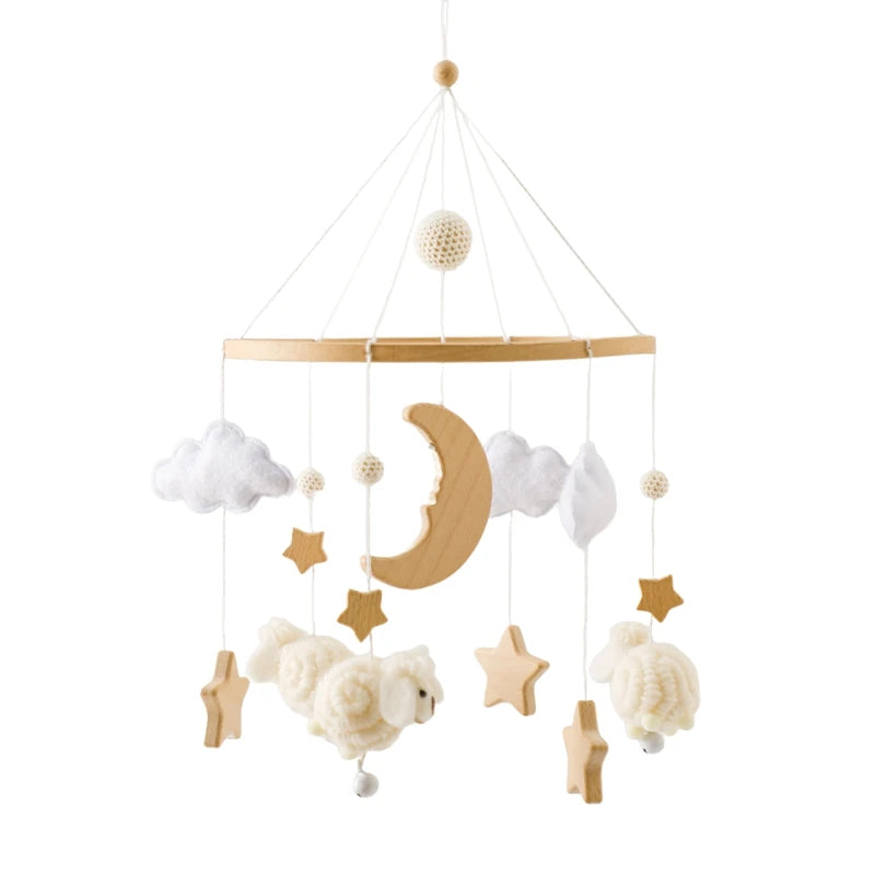 Baby Cot Mobile 0-12 Months | Felt Forest Animals | Newborn Gift