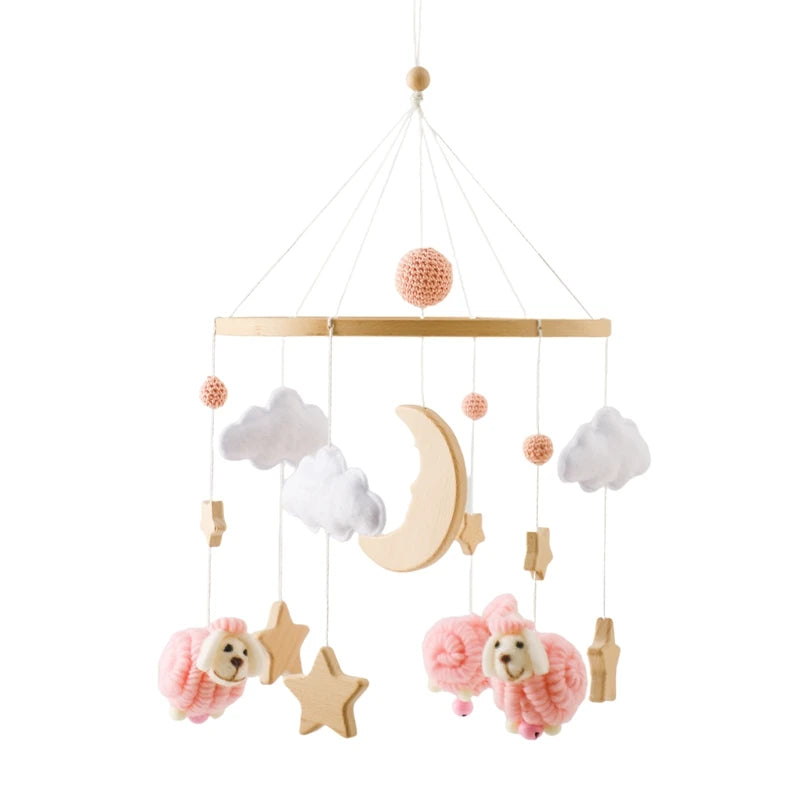 Baby Cot Mobile 0-12 Months | Felt Forest Animals | Newborn Gift