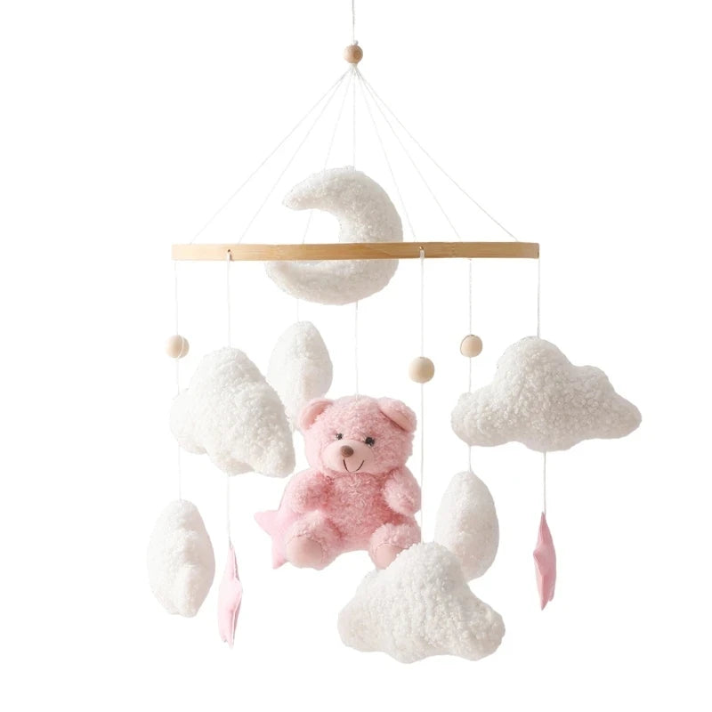 Baby Cot Mobile 0-12 Months | Felt Forest Animals | Newborn Gift